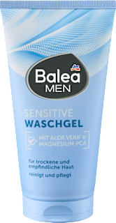 Гел за почистване на лице за мъже Sensitive, 150 ml