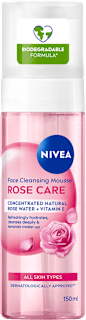 Почистваща пяна за лице Rose Care, 150 ml