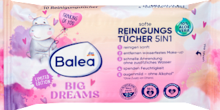 Кърпички за почистване на лице 5в1 Big Dreams, 10 бр
