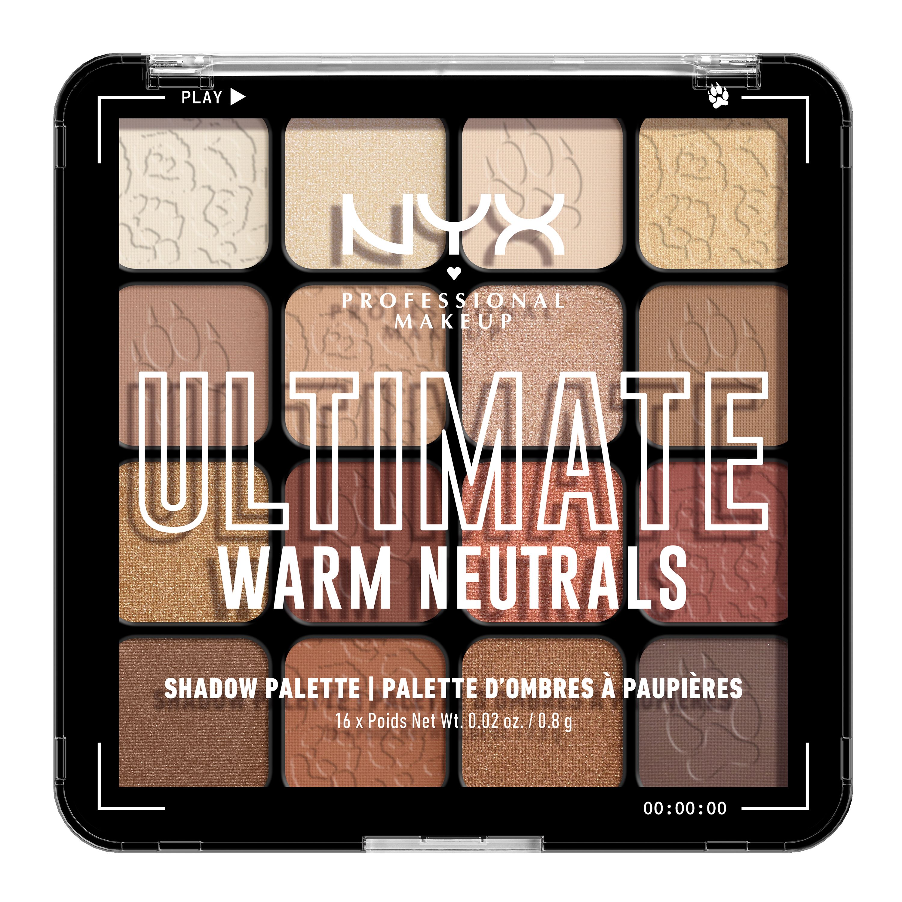 NYX PROFESSIONAL MAKEUP ULTIMATE SHADOW Палитра сенки за очи 04 warm neutrals