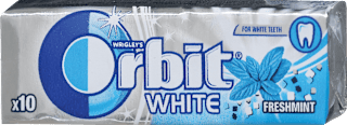 Дъвки на дражета White Freshmint, 10 бр