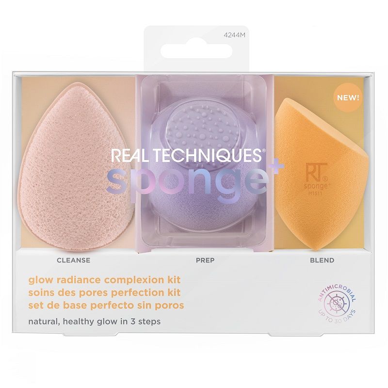 REAL TECHNIQUES PRO-GLOW RADIANT COMPLEXION - комплект гъбички за лице