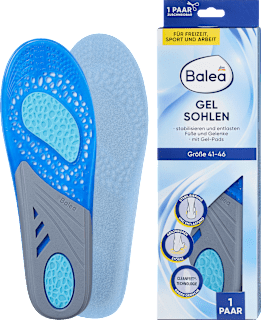 Стелки за обувки Gel, размер 41-46, 1 бр