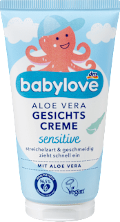 Бебешки крем за лице Sensitive с алое вера, 75 ml