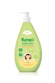 Бебешки шампоан за коса и тяло Липа и Лайка, 400 ml