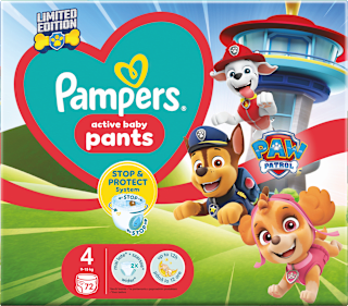 Гащички Paw Patrol, Размер 4 ( 9-15 kg), 72 бр