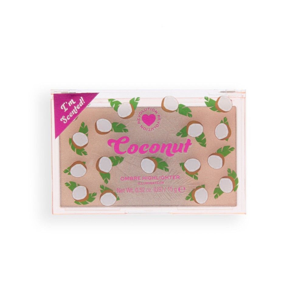 REVOLUTION I HEART OMBRE COCONUT Палитра хайлайтър