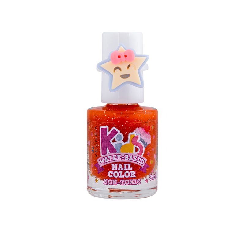 VELNEA KIDS Лак за нокти оранжев блясък, 9 мл