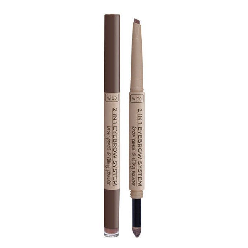 WIBO EYEBROW SYSTEM Молив за вежди 2в1 1, 5 г
