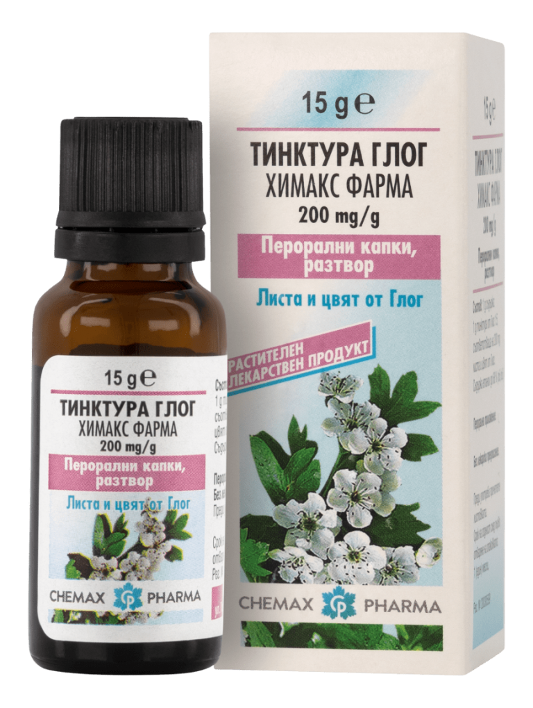 TINCTURA CRATEGI глог 15g CHEMAX