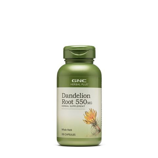 GNC DANDELION Глухарче корен 550mg за нормални функции на пикочната система x 100caps 191632