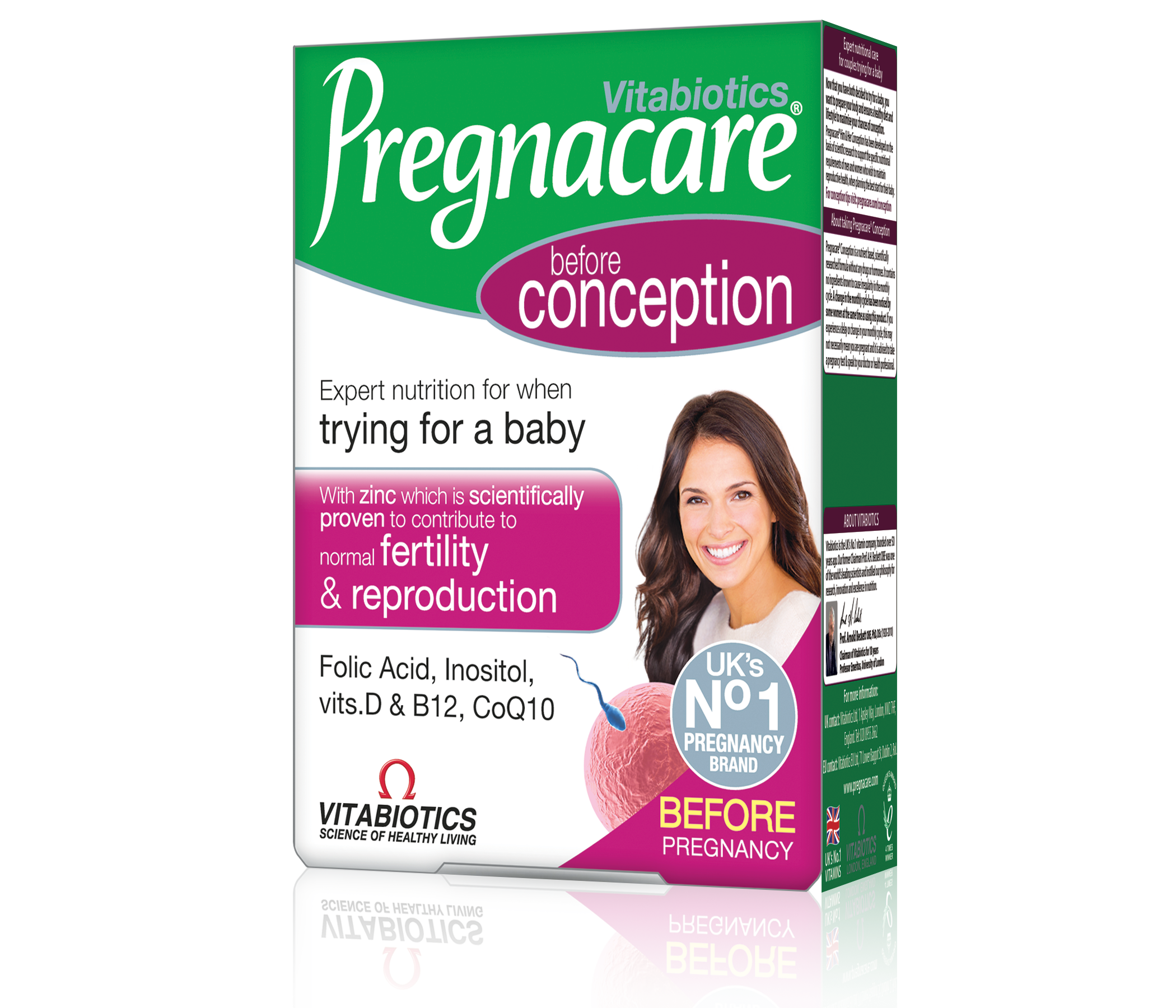VITABIOTICS PREGNACARE зачеване за жени x 30 tabl