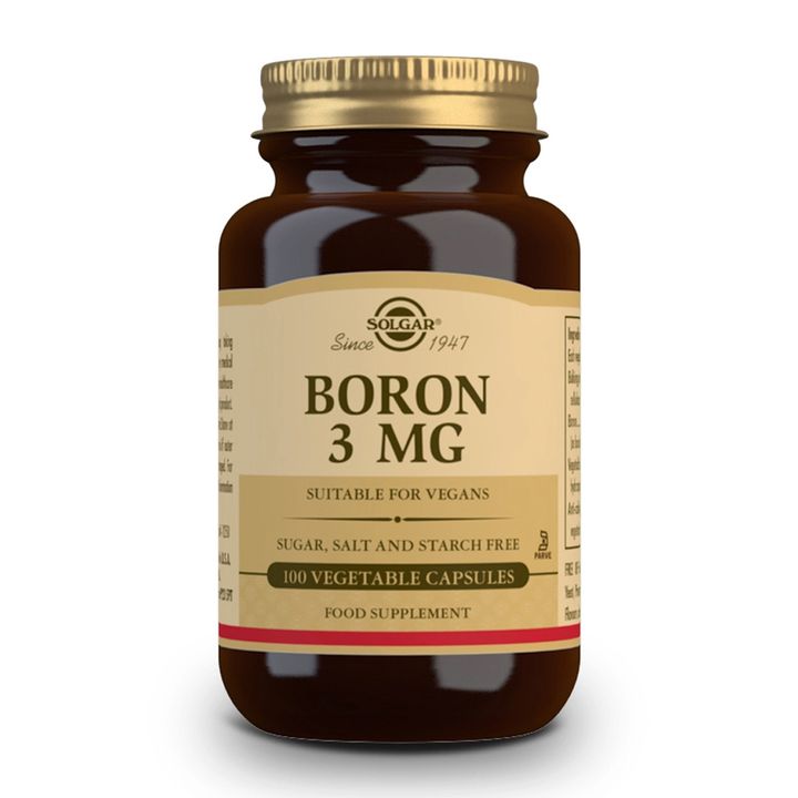 SOLGAR BORON 3mg Бор при остеопороза и менопауза x 100 caps