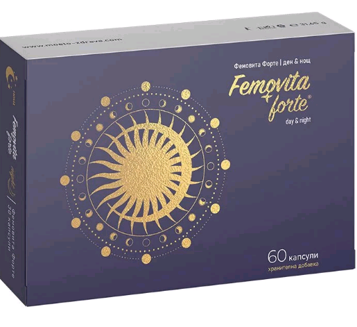 NATURPHARMA FEMOVITA FORTE ден и нощ нехормонално решение при менопауза x 30 caps