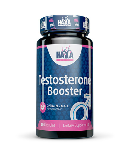 HAYA LABS TESTOSTERON BOOSTER за натрупване на мускулна маса x 60 caps
