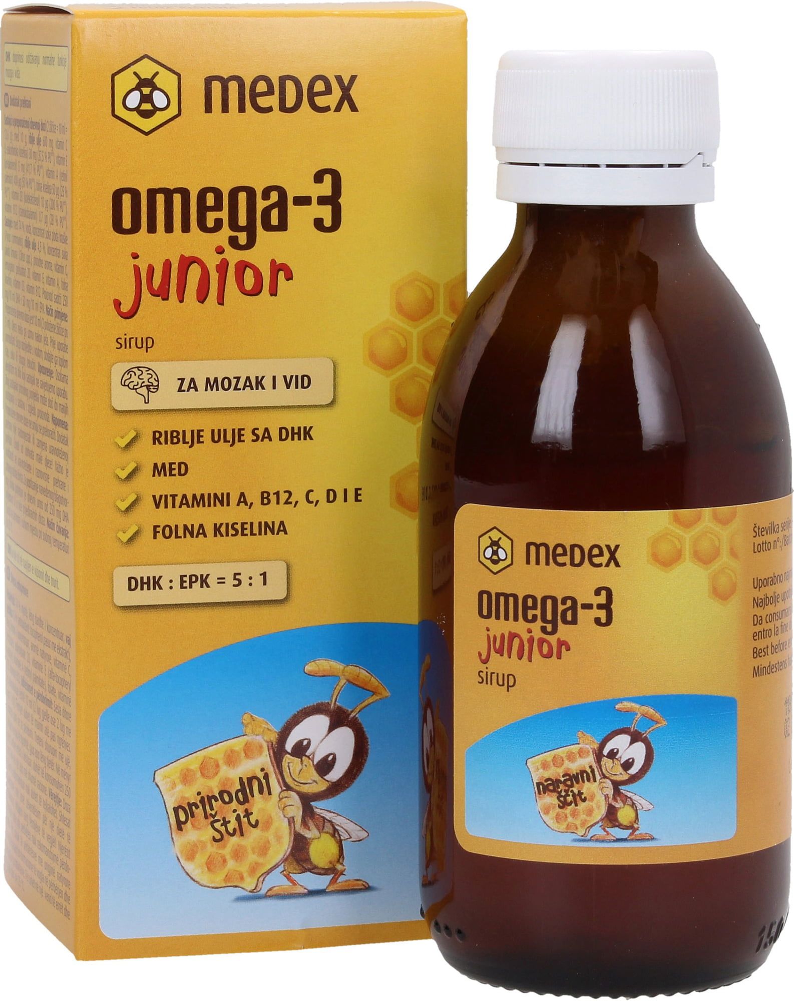 MEDEX ОМЕГА-3 ДЖУНИЪР сироп с рибено масло 140ml