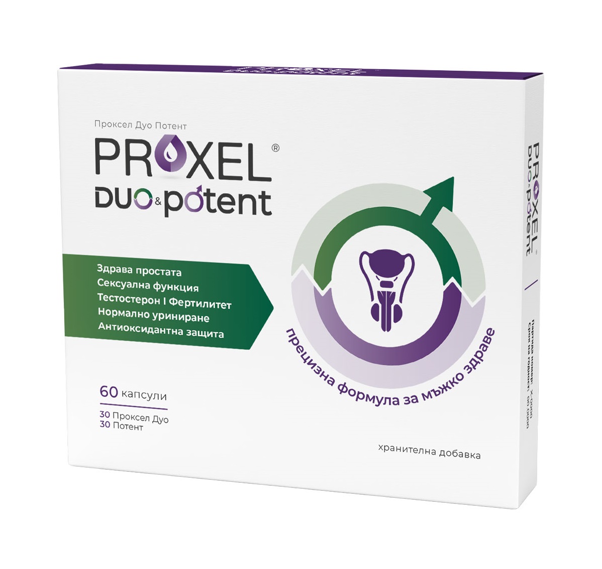 NATURPHARMA PROXEL POTENT POTENT за простата и сексуалната функция x 60 caps