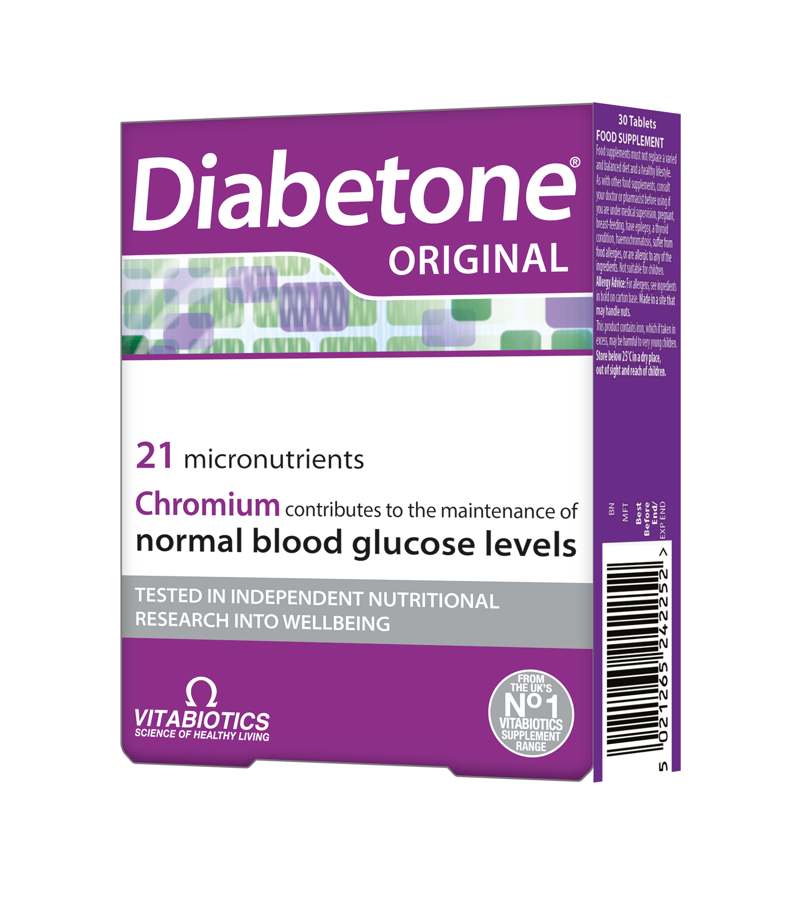 VITABIOTICS DIABETONE за хора с диабет x 30 tabl