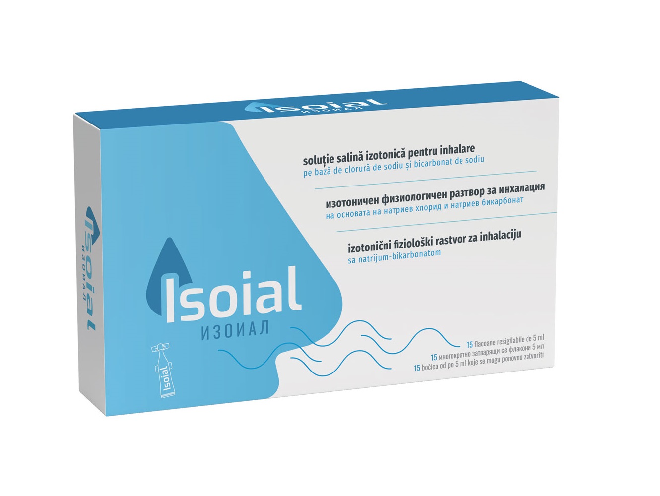 NATURPHARMA ISOIAL Изотоничен физиологичен разтвор 5ml x 15