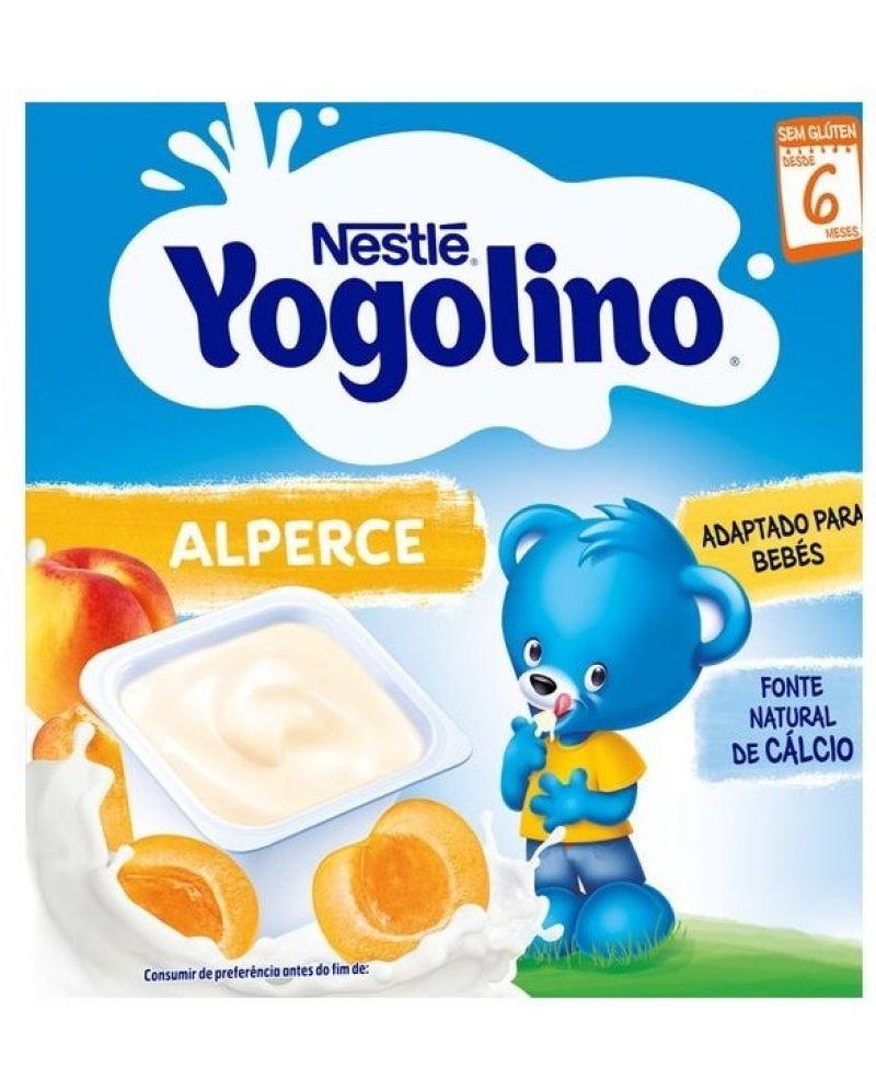 NESTLE YOGOLINO Млечен десерт Кайсия 4 x 100g