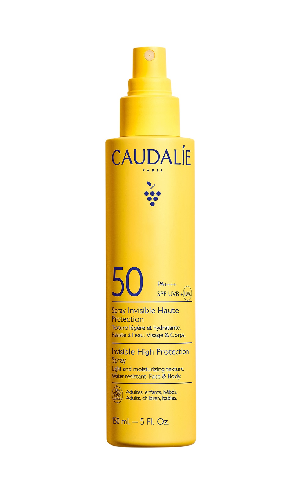 CAUDALIE VINOSUN Невидим Спрей с Висока Защита SPF50 150ml new