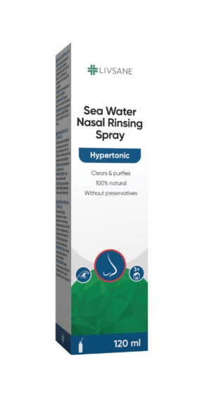 LIVSANE Хипертоничен спрей морска вода 120ml