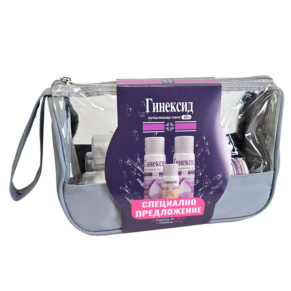 NATURPHARMA PROMO GINEXID интимна пяна 45+ 2 x 150ml +50ml подарък