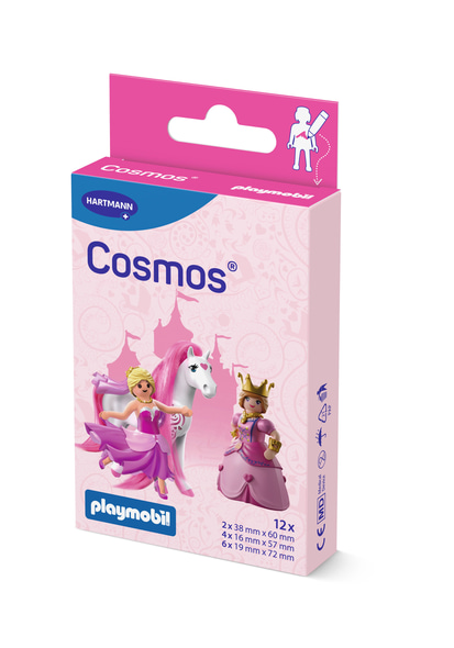 HARTMANN COSMOS Kids Playmobil син (за момчета) пластир 3 размера x 12/535408