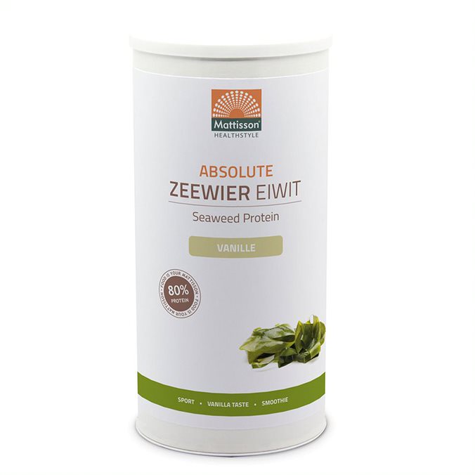 MATTISSON Zeewier Eiwit SuperShake Poeder Vanille Протеин с водорасли , с вкус на Ванилия x 500 g powder