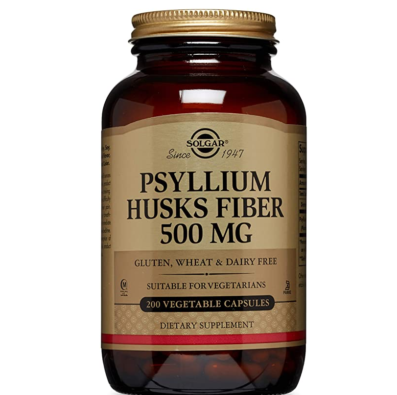 SOLGAR PSYLLIUM HUSK FIBRE / Псилиум Хуск Фибри 500mg x 200 caps