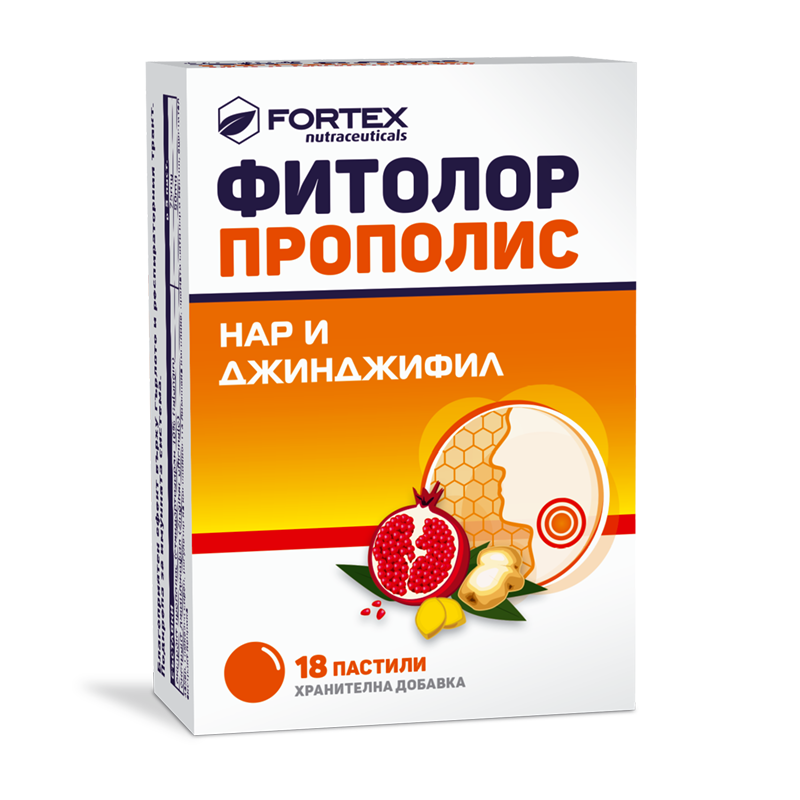 FORTEX FITOLOR нар и джинджифил x 18 past
