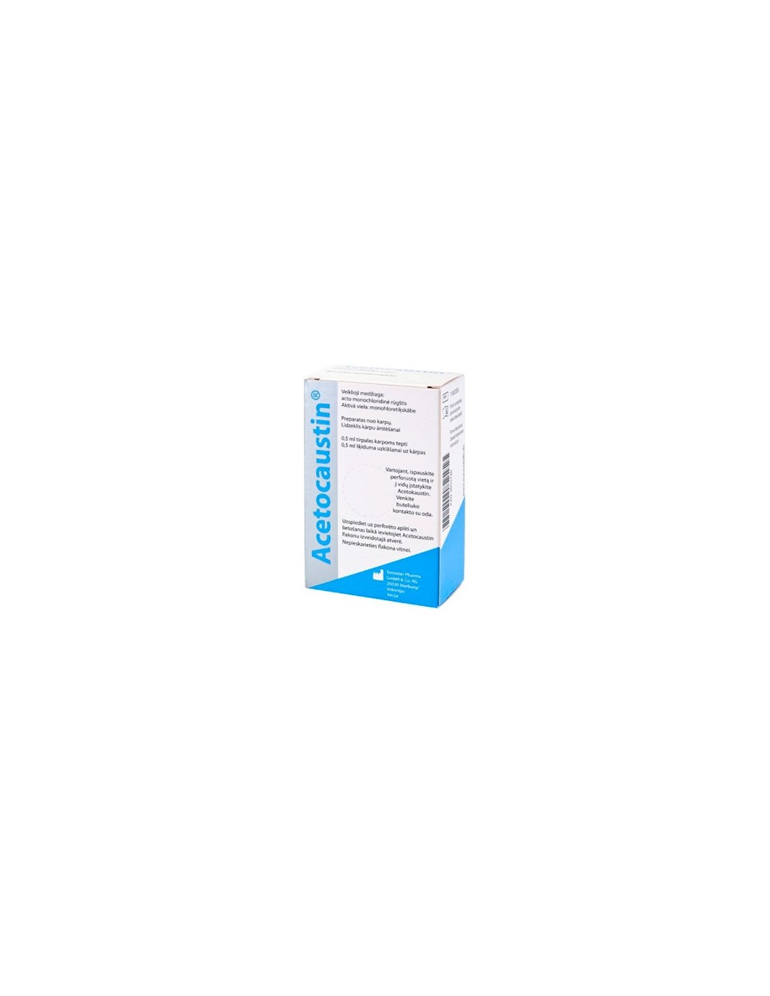 ACETOCAUSTIN sol 0.5ml