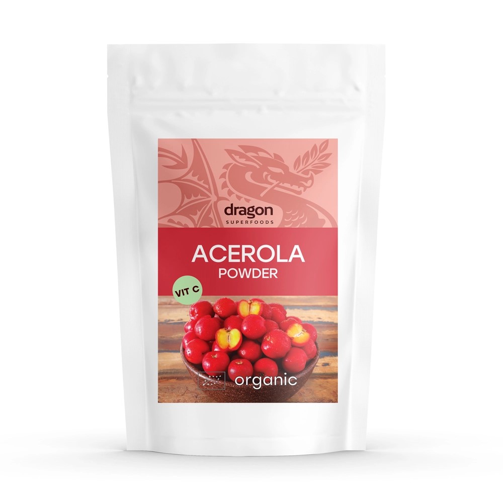 DRAGON SUPERFOODS Ацерола на прах сушена чрез замразяване 75g