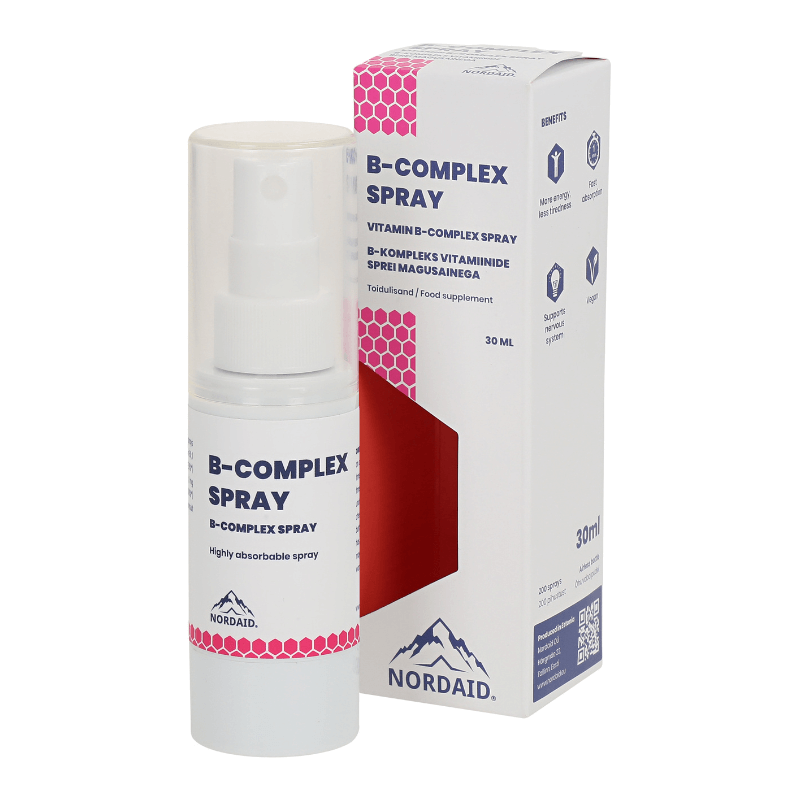 NORDAID VITAMIN B-Complex Витамин В-Комплекс спрей за уста х 30 ml
