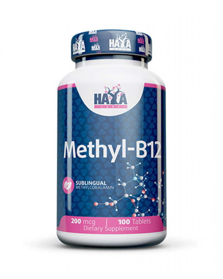 HAYA LABS METHYL-B12 Метил-Б12 200mcg x 100 tabl