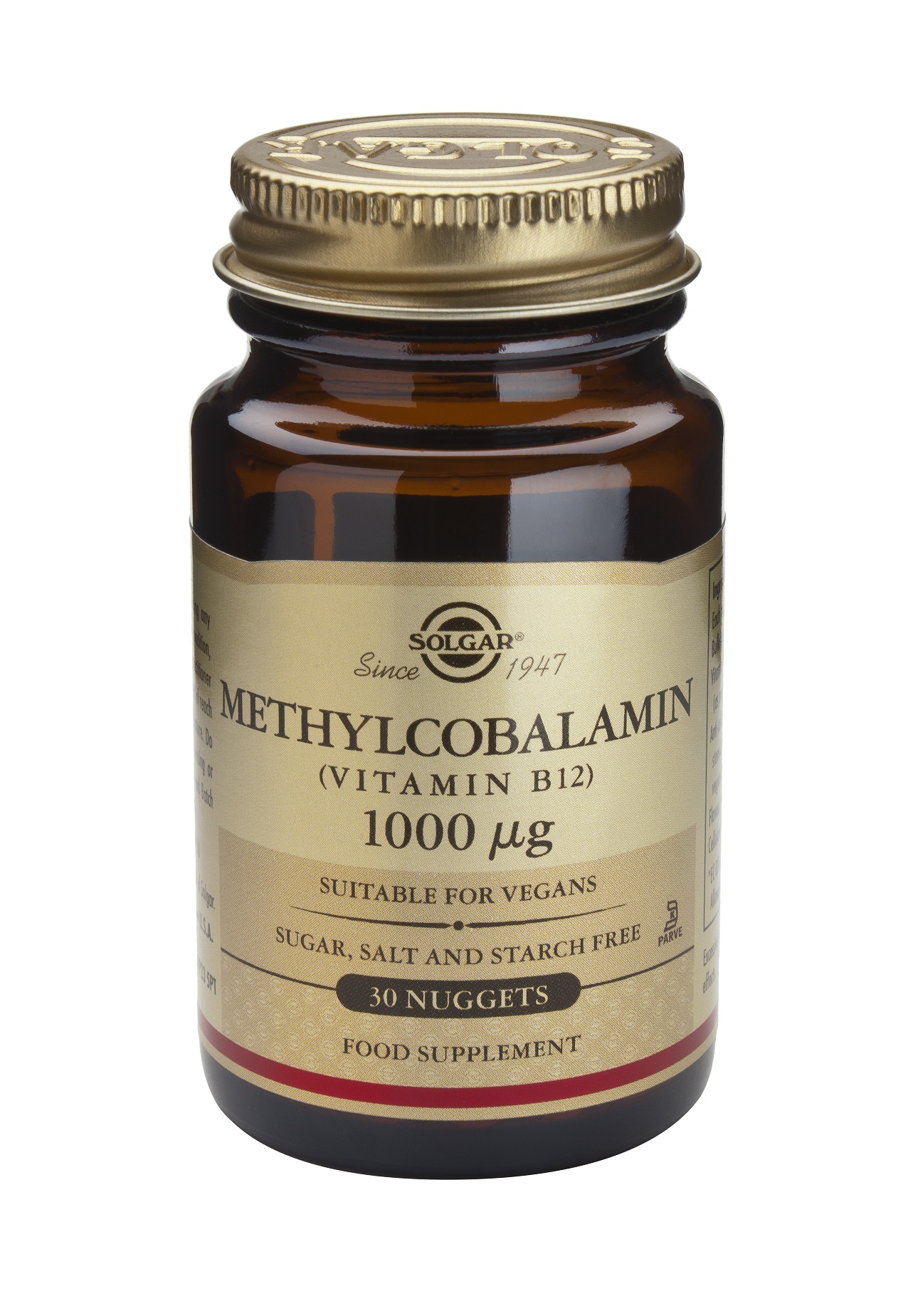 SOLGAR METHYLCOBALAMIN VITAMIN B-12 x 30 nugg