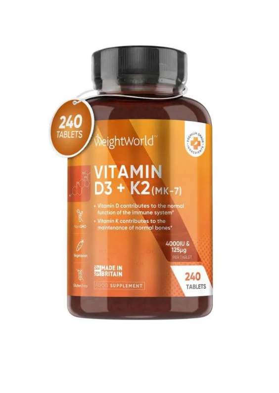 WEIGHT WORLD VITAMIN D3 4000 IU + K2 100 µg за силен имунитет х 365 tabl