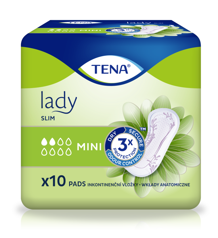 TENA LADY Slim Mini Дамски урологични превръзки x 10