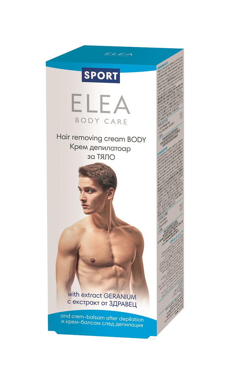 ELEA крем депилатор спорт за мъже със здравец 150ml