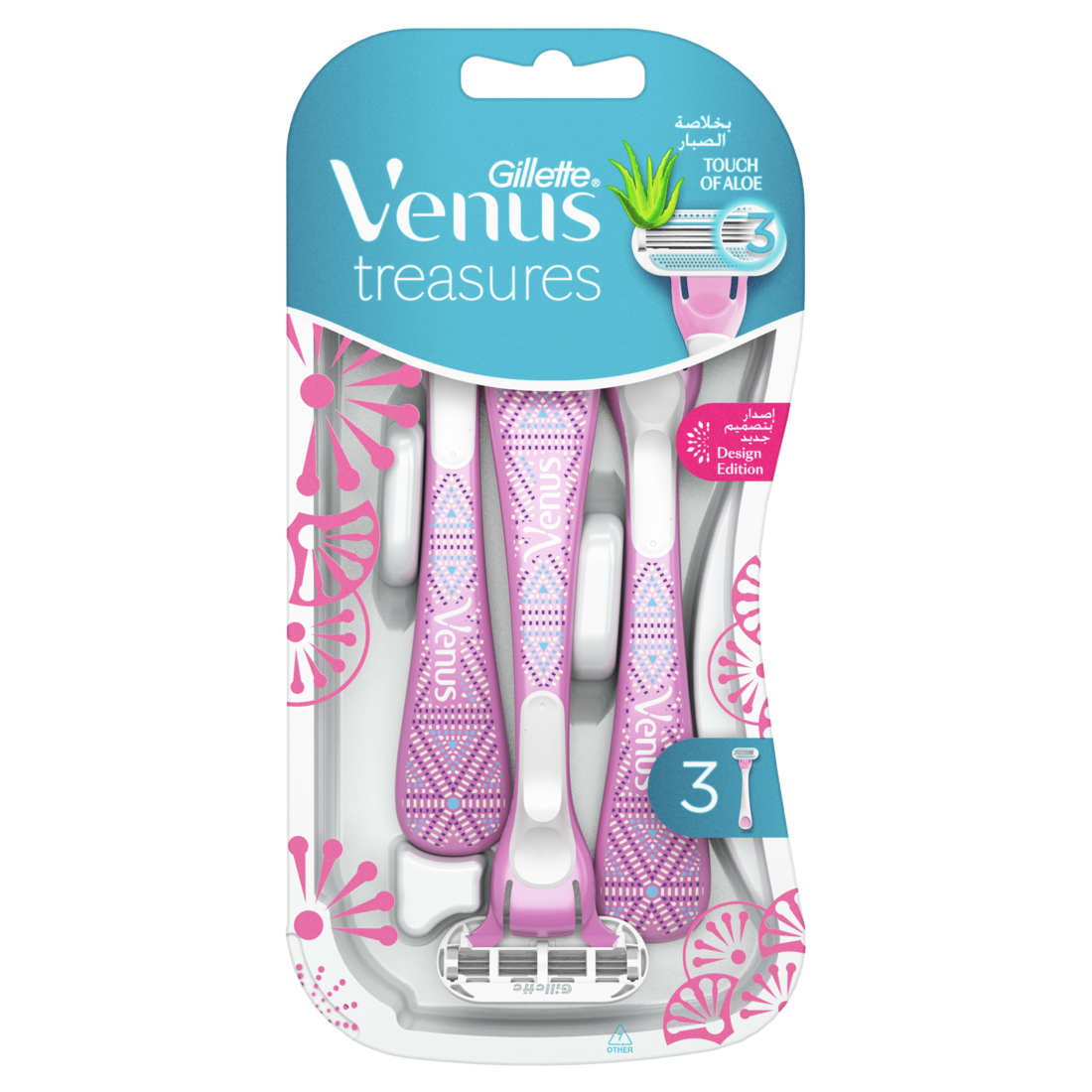 GILLETTE Venus Treasures розов 3 в опак