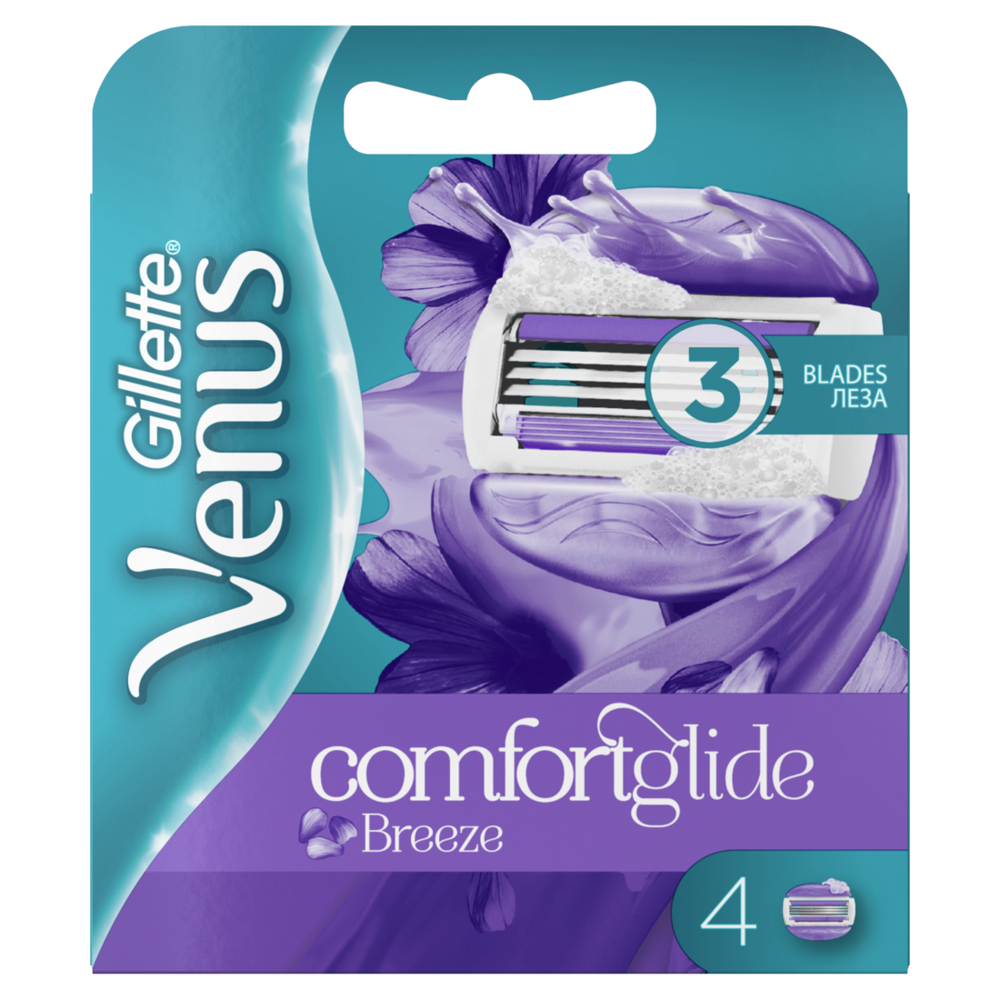 GILLETTE Venus Breeze Опаковка от 4 ножчета