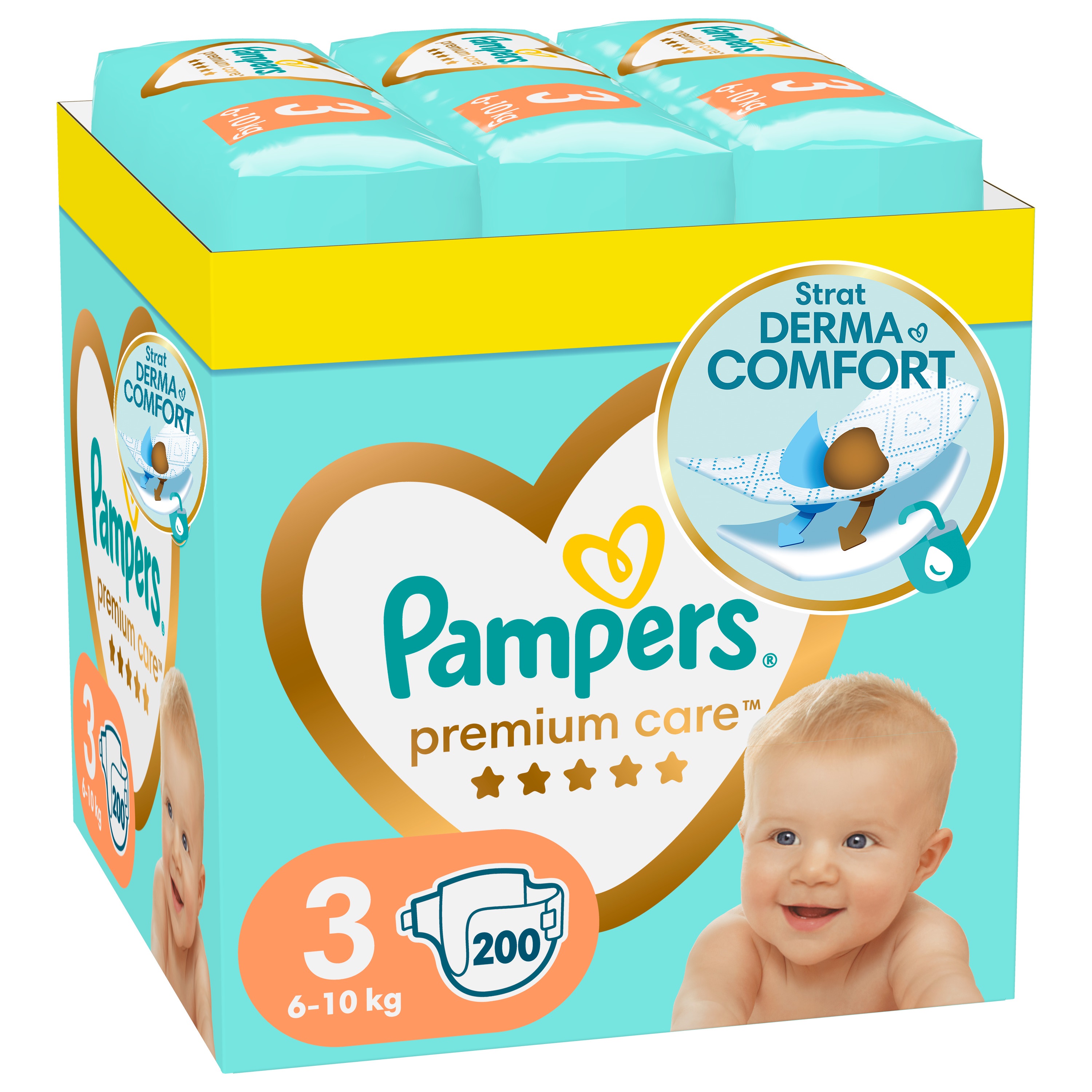 PAMPERS PremCare MSB S3 6-10kg x 200