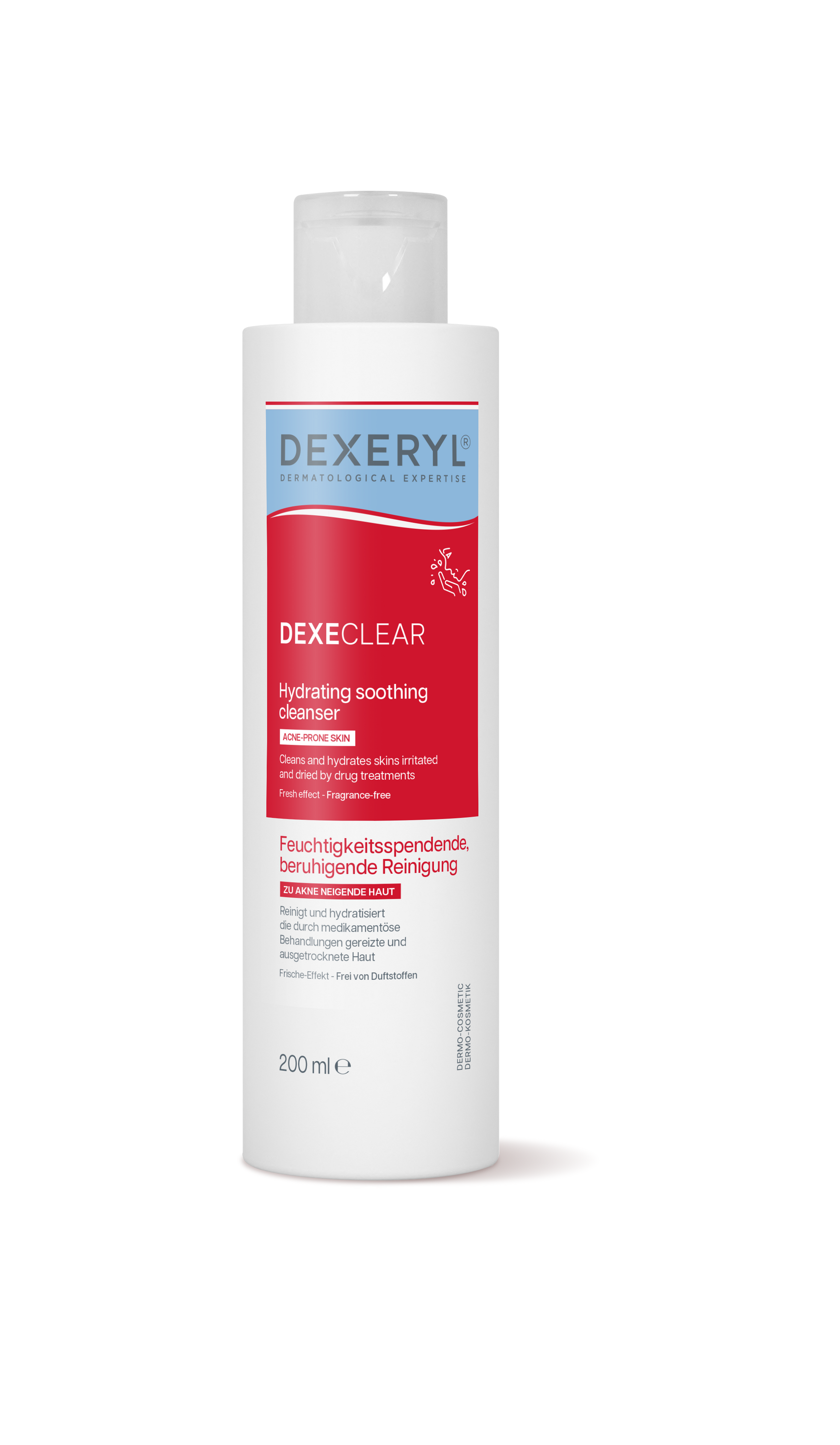 DEXERYL DEXECLEAR хидратиращ успкояващ измиващ гел 200ml