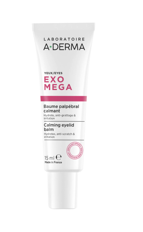 A-DERMA EXOMEGA успокояващ околоочен балсам 15ml
