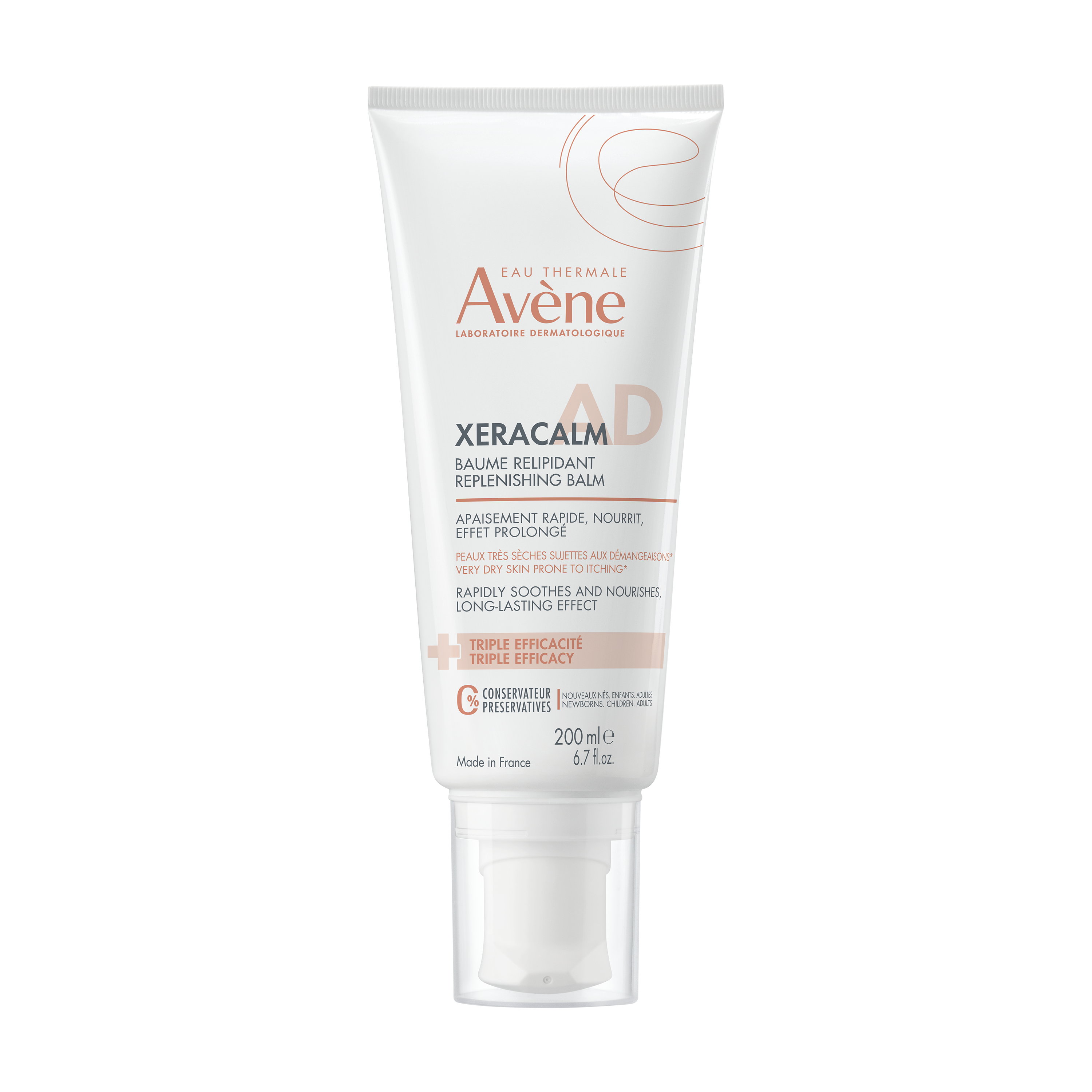 AVENE XERACALM A.D Релипидиращ балсам за лице и тяло 200ml new