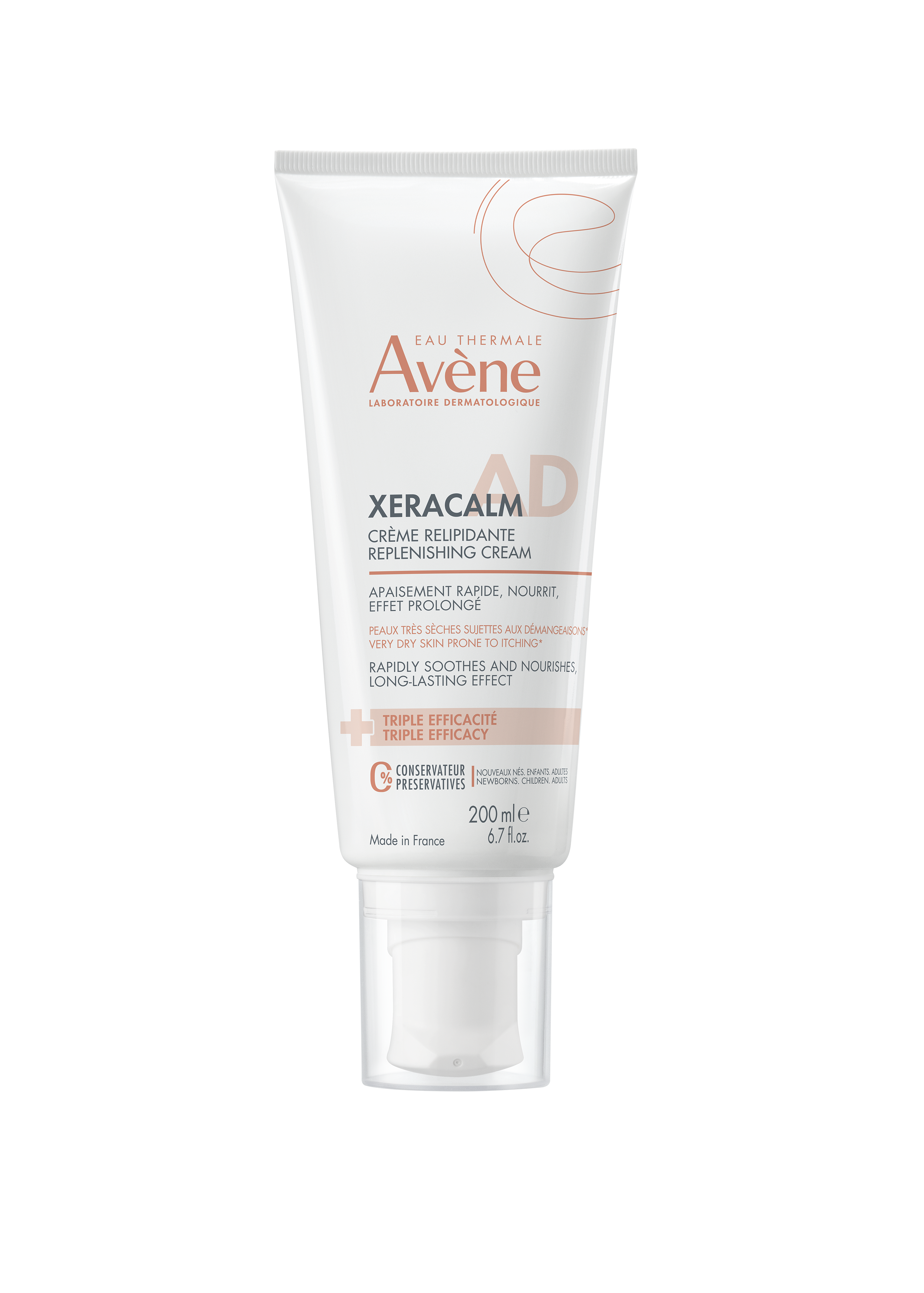 AVENE XERACALM A.D Релипидиращ крем за лице и тяло 200ml new