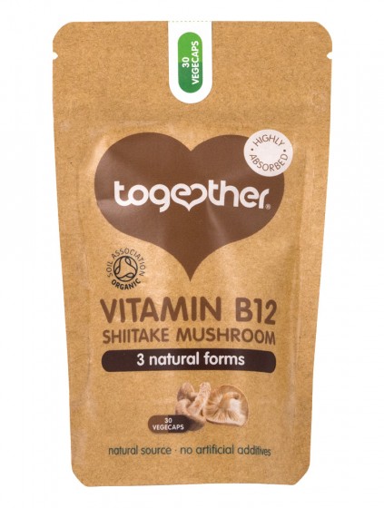 TOGETHER HEALTH VITAMIN B12 от гъби Шийтаке x 30 caps