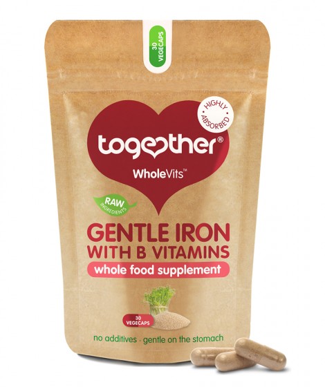TOGETHER HEALTH WholeVit GENTLE IRON Комплекс с желязо x 30 caps