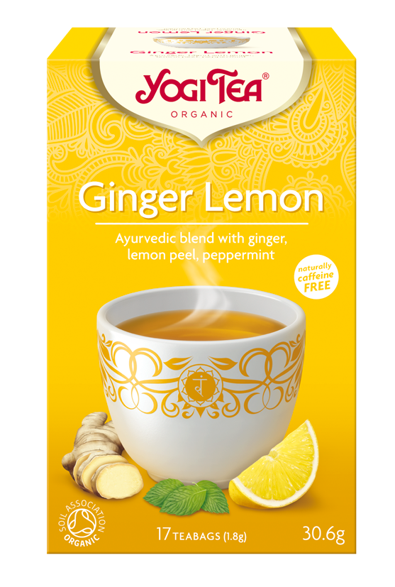 YOGI TEA чай джинджифил и лимон x 17