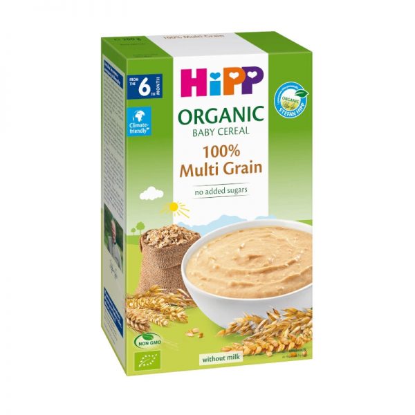 HIPP BIO Безмлечна многозърнеста инстантна каша 200g